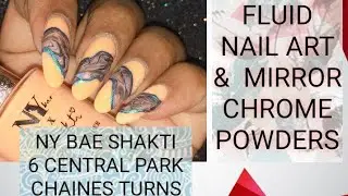 Fluid Nails 2021 & Mirror Chrome Pigment / NY BAE/PURPLLE.COM/BEAUTYBIGBANG/Beauty Beam86
