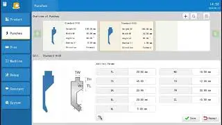 Electric Press Brake CNC System Operation-Tooling Set-up