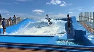 Flowrider Surf Simulator on the Star of the Seas