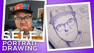 Self-Portrait Challenge! 3 Different Mediums