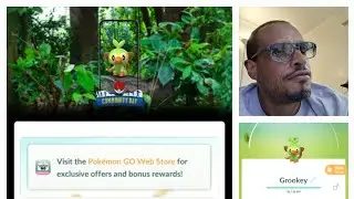Pok&eacute;mon Go: Grookey Community Day Shiny Hunt Live!