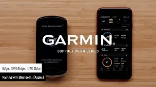 Поддержка: Сопряжение Edge® 1040 с приложением Garmin Connect™ (Apple®)