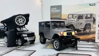 New RC Car TOYOTA FJ40 Land Cruiser Off-Road Truck with Winch ( TRASPED HG4-211 ) Unboxing