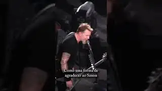 METALLICA CONVIDA BIFF BYFORD DO SAXON PARA SHOW  - TOP LINK MUSIC