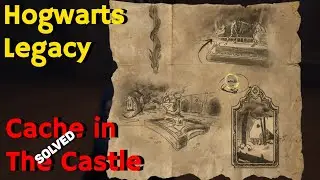 Cache In The Castle Side Quest Walkthrough: Solve Arthur's Map | Hogwarts Legacy
