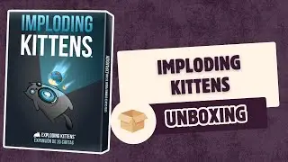 Imploding Kittens Unboxing ASMR 2025 | Qu&eacute; trae la caja del juego (sonido real)