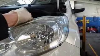 Ford Ka how to remove headlight for side bulb replacement
