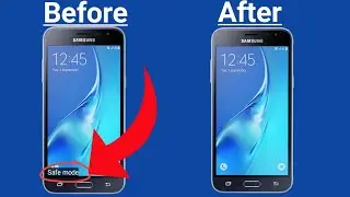 Samsung j3 (2016) disable safe mode.