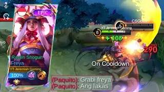 TRY THIS FREYA SUPER AGGRESSIVE GAMEPLAY & TRY THIS BUILD! ( must try ) FREYA BEST BUILD 2024 - MLBB