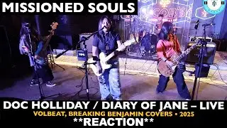 Musicians REACT to Missioned Souls LIVE at J-COBs Mashup: Doc Holliday, Diary of Jane (2025)