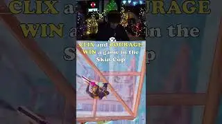 Do CLIX and COURAGE Win a Game in the SKIN CUP??? #fortnite #clix #shorts #couragejd