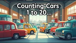 🚗 Counting Cars 1 to 20 🚗 | Fun Educational Video for Kids