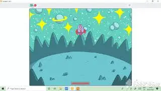 How to make a rocket lander game in scratch 3//Part 1 tutorial//By Mousree