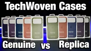 Оригинальные чехлы Apple TechWoven против лучших копий (все цвета)