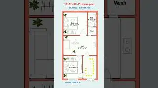 Well-Ventilated, Small Compected, Latest 648 sqft House plan Design #mrcivilian #houseplan #homeplan