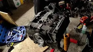 Porsche 996 DIY #5 - engine case assembly / montaż bloku silnika