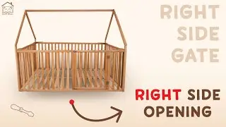 Assembly Model 21 75x54 in Floor&Slats Options: Right side gate, Right side opening