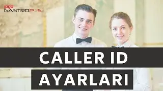 GastroPOS Cafe & Restaurant Programı - Paket Servis i&ccedil;in Caller Id Tanımları