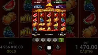 Flaming Hot Extreme DEMO &ndash; 3 Line 7 Mega Win!