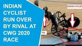 Indian cyclist Meenakshi suffers crash, run over by rival during 10km scratch race at CWG 2020