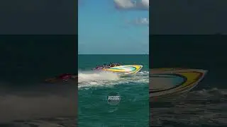 Gladiator Blasting out Haulover! #cigaretteboat #powerboat #loud #cigaretteracing  #hauloverboats