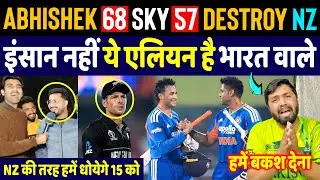 Abhishek surya & bumrah destroy newzeeland | Basit Ali & yousuf Praises India team IND VS NZ