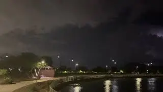 Lightning and Thunderstorm Complex and Blowing Southeastern Winds North of Henderson (9/5/25)