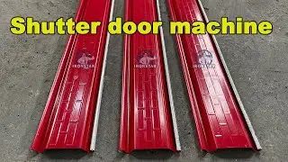 Rolling shutter strips making machine | shutter roll forming machine | rolling shutter machine price