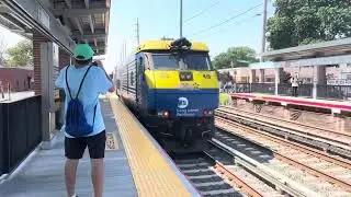 LIRR- New Hyde Park evening railfanning