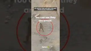 Exclusive Footage: IDF Stops Armed Hamas Terrorists from Stealing Humanitarian Aid in Gaza
