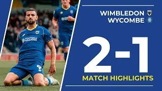THREE STRAIGHT LEAGUE WINS 🙌 | Highlights: Wimbledon 2-1 Wycombe