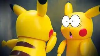 Pokemon Pikachu vs Pikachu Pro Battle Pokemon Stop Motion