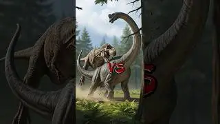 T-Rex vs Brachiosaurus vs Dinosaurs - THE ULTIMATE Dino Showdown #shorts