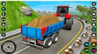 4X4 Off Road Tractor Driving Simulator 3D Driving Hill station Driving game Android gameplay