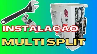 ❄️ Instalação de Ar Condicionado Multi Split LG com K7 1 Via (Parte 2)