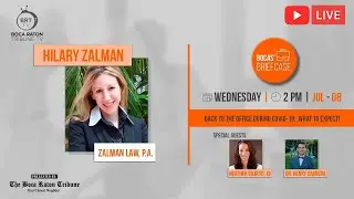Boca's Briefcase, hosted Hilary Zalman