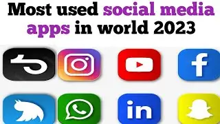 Most used social media platforms in the world 2023