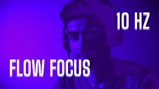 10Hz ALPHA: Calm Focus for Study/Work (No Music)