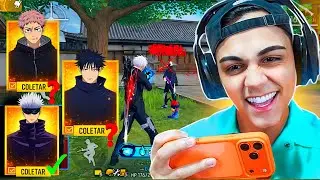 ESSA FOI A SKIN DE JUJUTSU KAISEN QUE O FREITAS ESCOLHEU NO FREE FIRE! 😱🔥