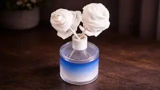 Hand made tissue paper flower | DIY tissue paper flower | how to make paper flower | Rose craft 