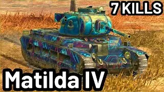 Matilda IV | 3.2K DAMAGE | 7 KILLS | WOT Blitz Pro Replays