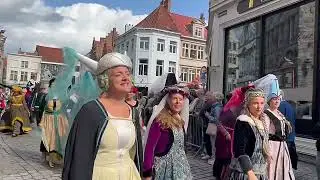 De Gouden Boomstoet 2024. Brugge.