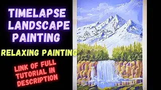 Painting mountains: the easy way |Bob Ross techniques