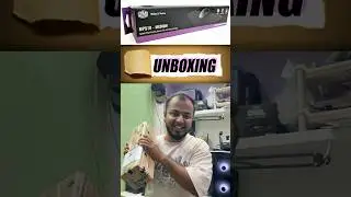 Unboxing Cooler Master Desk Mat #coolermaster #deskmat #unboxing #gamingsetup
