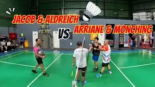 Best Badminton Doubles Match Dubai 2025 | Arianne & Monching vs Aldreich & Jacob Highlights