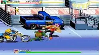 Teenage Mutant Ninja Turtles: Red Sky Battle OPENBOR 1080P HD Playthrough - STAGE 3