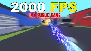 What 2000 FPS Feels Like In Public Krunker.io Games