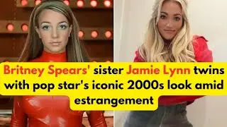 Oops... she did it again!: Britney Spears' sister Jamie Lynn twins with pop star's iconic 2000s look