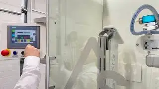 Automatyczna stacja matująca do skanowania 3D // Automated 3D scanning spray coating station