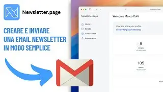Creare e inviare una email newsletter in modo semplice con Newsletter.page - Video tutorial